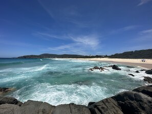 Looking back across Boomerang Beach.