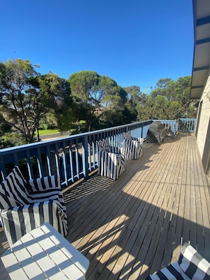 Front balcony with BBQ