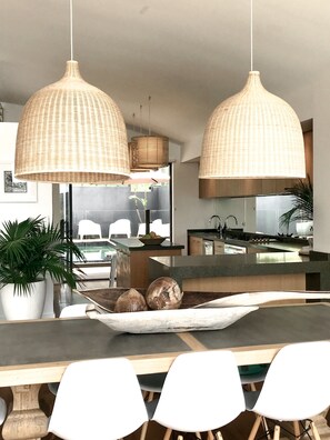 Kitchen through to pool