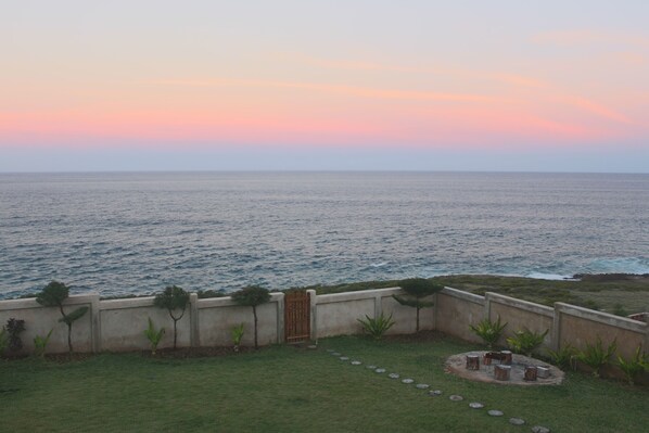 Tofinho sunrise over the Indian Ocean. Taken from the balcony