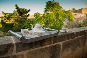 View from Terrace with Citadel in distance