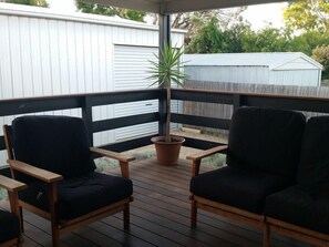 Large deck to enjoy the great outdoors