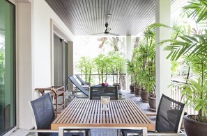 Spacious Covered Terrace