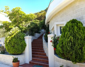 The entrance