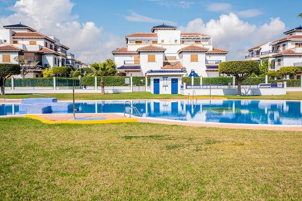 swimming pool for complex guests and residents only