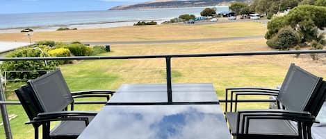 Gorgeous bay views from the deck