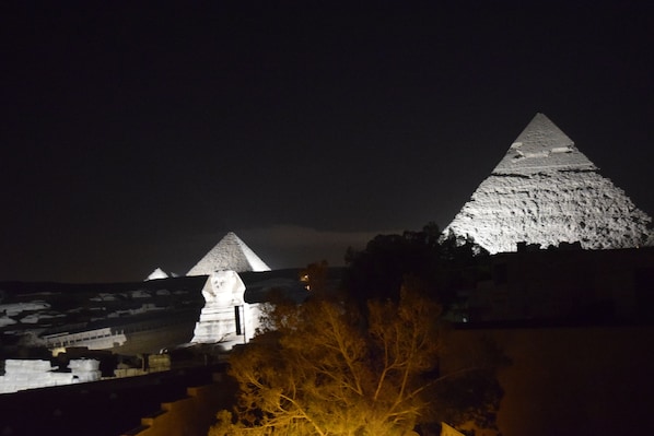 Sound and Light show from the terrace.