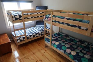 Second bedroom with bunk beds