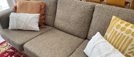 Underfloor heating and rugs complete the picture to keep you cosy in winter