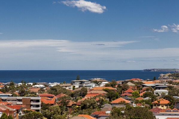 This is the view up to the Retreat. It is not the view from the studio.
