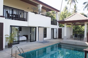 Terrace and Sala  around theswimming  pool 