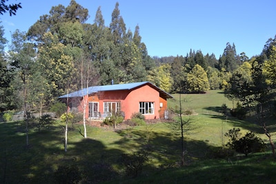 Self-contained in beautiful quiet surroundings with valley and mountain views 