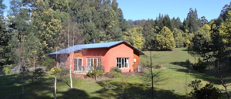 
Whispering Spirit
Strawbale Cottage
with gardens and paddocks









