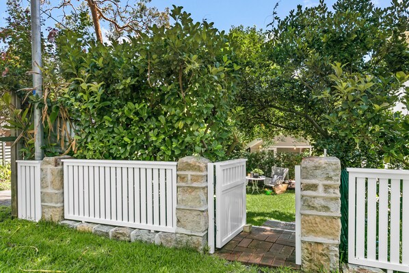 Private entrance from the street, free parking on the street.