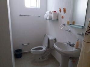 adjoining en suite bathroom to principal bedroom