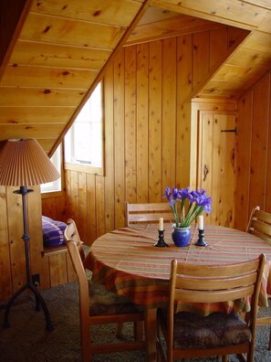 Game, breakfast or reading nook in living room