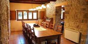 One of two diningarea- both stunning decorated