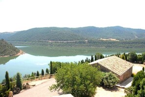 Casa Bosque is situated on a hill top near a lake