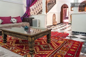 Moroccan style living room