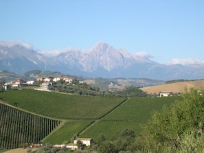 Stunning views of the Gran sasso