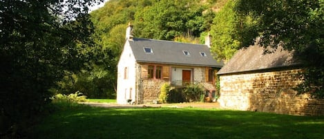 House viewed from the river bank.