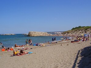 The beach