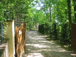 The entrance of the property