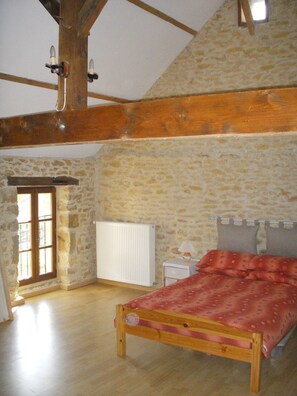 Bedroom double bed view