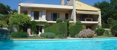 Villa and pool