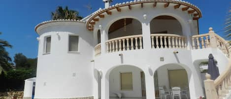 Façade de la villa