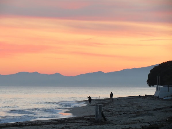 Abendstimmung am Strand von Vignale