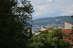 die Aussicht aus dem Fenster