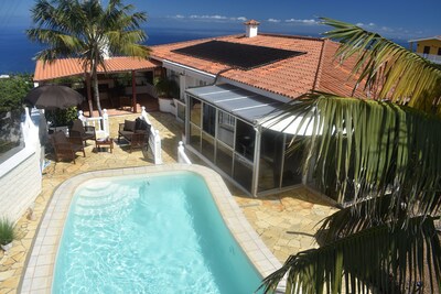 Confort casa de bienestar con vistas al mar y al Teide