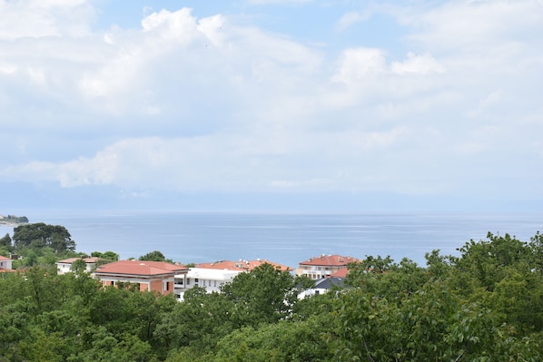 Vue sur la plage/l’océan