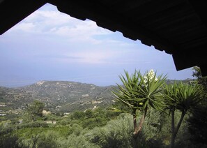 Blick von der Unterkunft