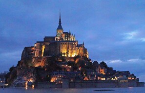 The Mont St. Michel is 45 minutes away by car