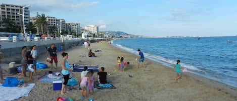 La plage de sable