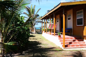 Ocean front deck at Seascape Beach House Surfers Point Barbados