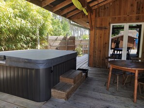 terrasse/jacuzzi