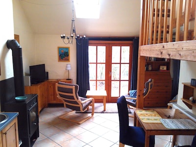 Apartment in the countryside just outside Celles - nothing but nature