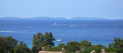 Blick von der Unterkunft