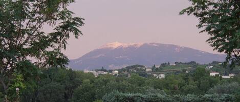 Le Mont Ventoux vu depuis la maison