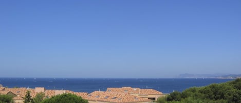 Utsikt mot havet/stranden