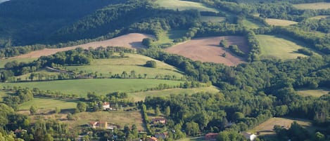 Vue depuis le gîte.