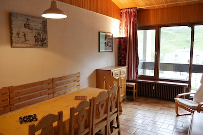 At the foot of the slopes. Skis on the feet. 12 beds. ideally located. spacious 