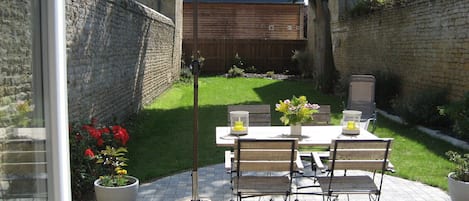 terrasse et jardin privé