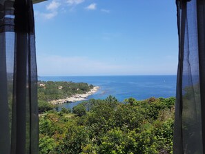 Vista a la playa o el mar