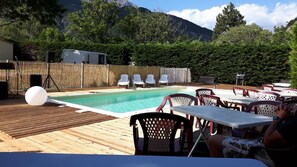 La piscine chauffée