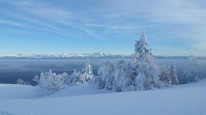 Vue du balcon ...