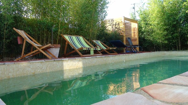 Piscine au sel